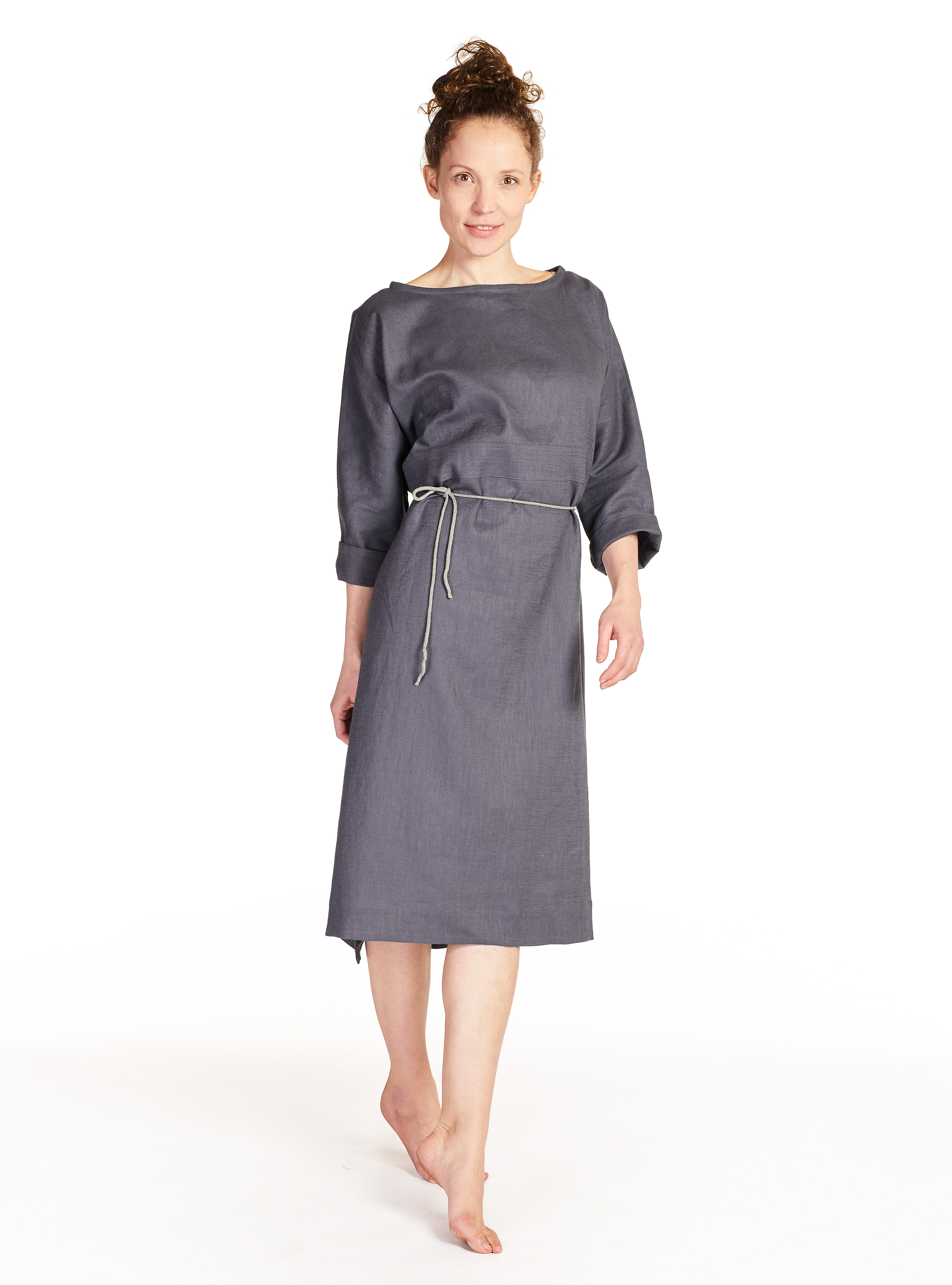 Artikelbild 4 des Artikels “Leinenkleid Recover anthrazit MEDIUM | anthrazit“